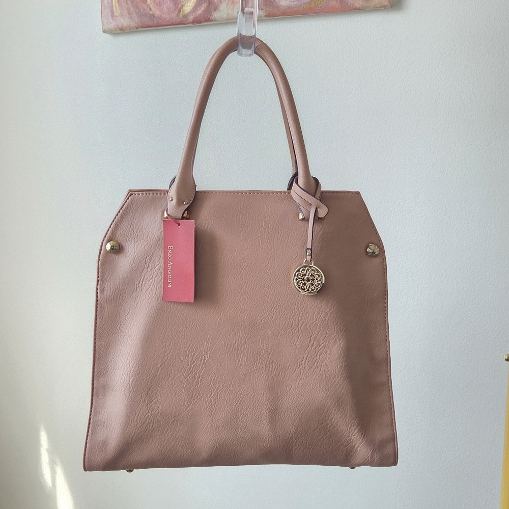 ENZO ANGIOLINI • Pink Satchel Bag